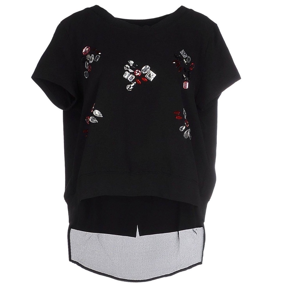 Fornarina Sweatshirt With Rhinestones Size M